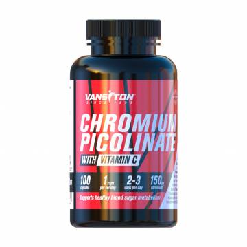 Пиколинат хрома Vansiton Chromium Picolinate, 100 капсул Пиколинат хрома Vansiton Chromium Picolinate, 100 капсул