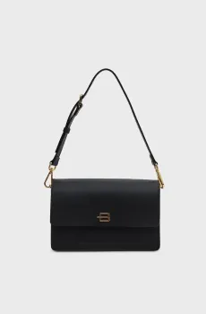 Женская черная кожаная сумка Черный ONESIZE Baldinini B6E908XXVITE;0000