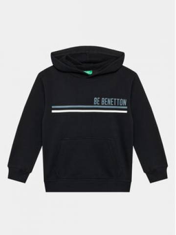 United Colors Of Benetton Світшот 3J68C202M Чорний Regular Fit United Colors Of Benetton Світшот 3J68C202M Чорний Regular Fit