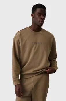 Мужской оливковый свитшот Оливковый M Calvin Klein 000NM2724E