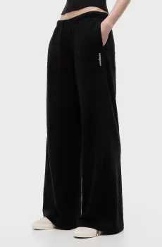 Женские черные спортивные брюки WIDE LEG SWEATPANT Черный L Tommy Jeans DW0DW22951