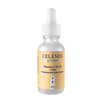 Сыворотка для лица Celenes Vitamin C 12.5% с овсом и ниацинамидом, 30 мл Сыворотка для лица Celenes Vitamin C 12.5% с овсом и ниацинамидом, 30 мл