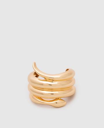 Золотистая резинка для волос Serpent Pony