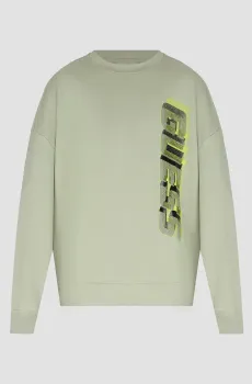 Мужской оливковый свитшот Оливковый XXL Guess Z4RQ20.KAIJ1;A810