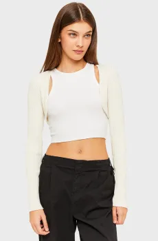 Женское белое болеро Белый S Tally Weijl SCAVISTASSY