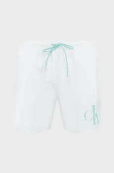Мужские белые плавательные шорты MEDIUM DRAWSTRING Белый XXL Calvin Klein KM0KM01003