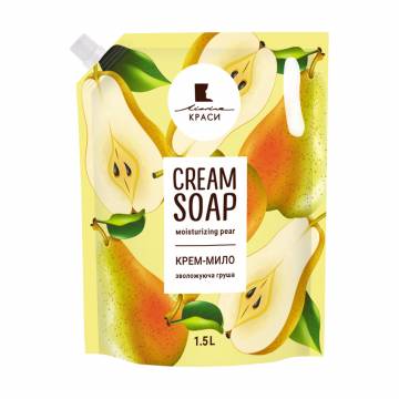 Крем-мыло Лінія краси Cream Soap Увлажняющая груша, 1.5 л Крем-мыло Лінія краси Cream Soap Увлажняющая груша, 1.5 л