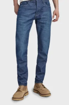 Мужские синие джинсы 3301 Slim Синий 29-32 G-Star RAW 51001,D503