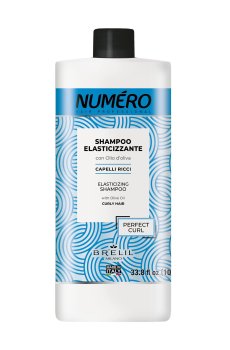 Шампунь Brelil Numero Elasticizing & Frizz-Free Shampoo с оливковым маслом, для вьющихся волос, 1 л