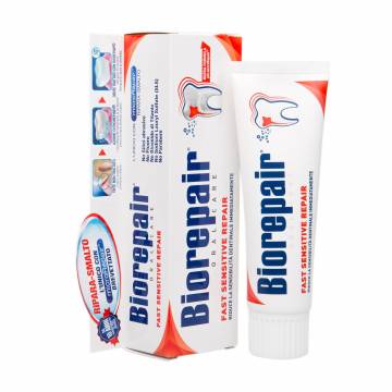Зубная паста Biorepair Oral Care Fast Sensitive Repair Быстрое избавление от чувствительности, 75 мл Зубная паста Biorepair Oral Care Fast Sensitive Repair Быстрое избавление от чувствительности, 75 мл