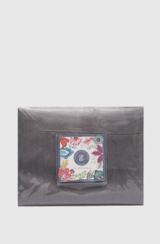 Серый набор из скатерти и салфеток TIZIANO из льна