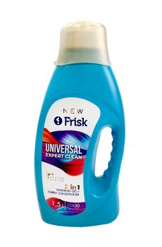 Гель для стирки Frisk Expert Clean Universal, 30 стирок, 1.5 л
