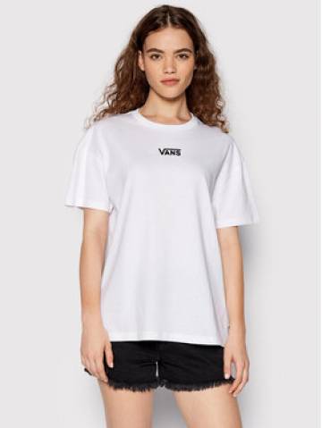 Vans Футболка Flying V VN0A7YUT Білий Oversize Vans Футболка Flying V VN0A7YUT Білий Oversize