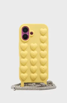 Женский желтый чехол для iPhone 16 Желтый ONESIZE Bimba Y Lola 261BAFT04.27100