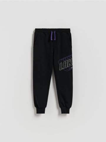 Reserved - Штани Los Angeles Lakers NBA - чорний - 121FI-99X Reserved - Штани Los Angeles Lakers NBA - чорний - 121FI-99X