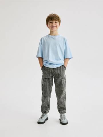 Reserved - BOYS` JEANS TROUSERS - сірий - 493CJ-90J Reserved - BOYS` JEANS TROUSERS - сірий - 493CJ-90J