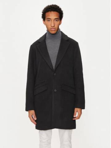 Jack&Jones Демісезонний плащ Hays 12258389 Чорний Regular Fit Jack&Jones Демісезонний плащ Hays 12258389 Чорний Regular Fit