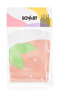 Шапочка для душа Sovart Клубника, 1 шт