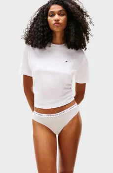 Женские серые трусики PT COTTON BIKINI Серый S Tommy Hilfiger UW0UW05876