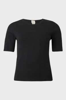 Женская черная футболка VARIGATED Черный M Calvin Klein LV044F211G