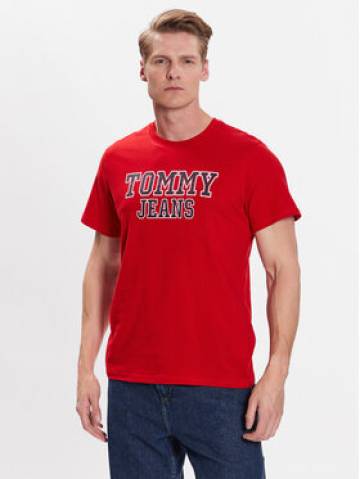 Tommy Jeans Футболка Essential DM0DM16405 Червоний Regular Fit Tommy Jeans Футболка Essential DM0DM16405 Червоний Regular Fit