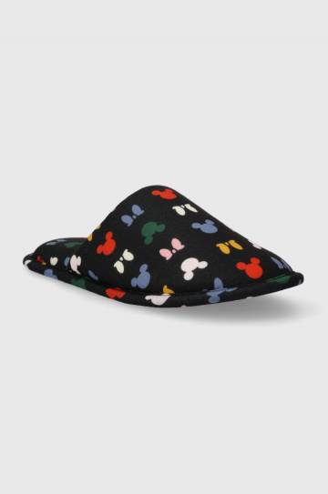 Детские тапки United Colors of Benetton x Disney цвет чёрный Детские тапки United Colors of Benetton x Disney цвет чёрный