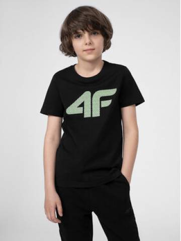 4F Футболка 4FJSS23TTSHM293 Чорний Regular Fit 4F Футболка 4FJSS23TTSHM293 Чорний Regular Fit