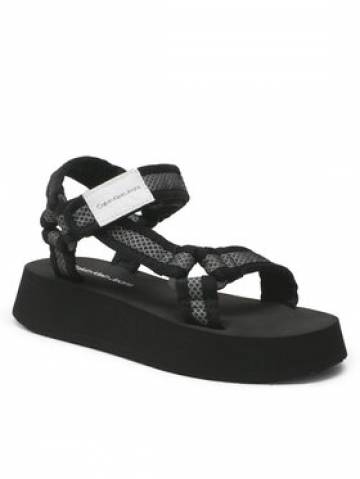 Calvin Klein Jeans Босоніжки Prefresato Sandal Webbing Mesh YW0YW00969 Чорний Calvin Klein Jeans Босоніжки Prefresato Sandal Webbing Mesh YW0YW00969 Чорний