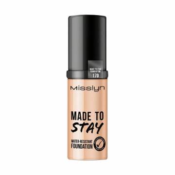 Тональная основа для лица Misslyn Made To Stay Water-Resistant Foundation 170 Natural Beige, 25 мл