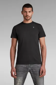 Мужская черная футболка Base-s Черный XXL G-Star RAW D16411,336