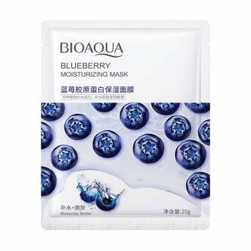 Тканевая маска для лица Bioaqua Blueberry Moisturizing Mask с черникой, 25 г Тканевая маска для лица Bioaqua Blueberry Moisturizing Mask с черникой, 25 г