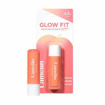 Бальзам для губ Lameline Glow Fit Moisture Lip Balm Peach, 4.3 г Бальзам для губ Lameline Glow Fit Moisture Lip Balm Peach, 4.3 г