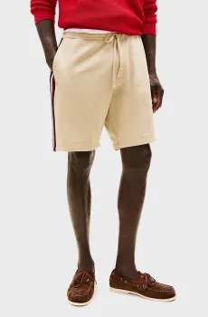 Мужские бежевые шорты GLOBAL STRIPE SWEATSHORTS Бежевый S Tommy Hilfiger MW0MW39255
