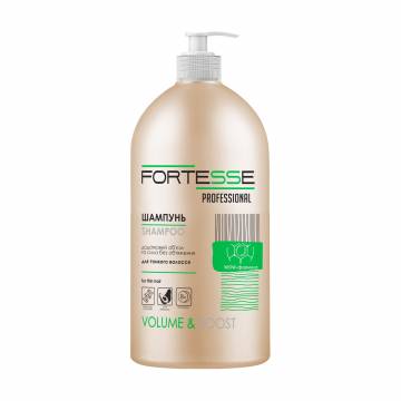 Шампунь Fortesse Professional Volume & Boost дополнительный объем, для тонких волос, 1 л Шампунь Fortesse Professional Volume & Boost дополнительный объем, для тонких волос, 1 л