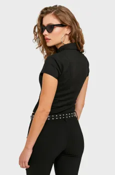 Женский черный топ Черный XS Tally Weijl STSCOSIRI