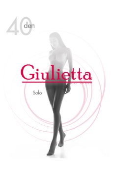 Колготки женские Giulietta Calze Collants Solo с шортиками, 40 DEN, Glace, размер 2
