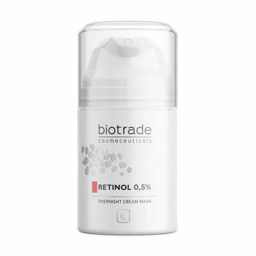 Ночная крем-маска для лица Biotrade Retinol 0.5% Overnight Cream Mask с ретинолом 0.5%, 50 мл Ночная крем-маска для лица Biotrade Retinol 0.5% Overnight Cream Mask с ретинолом 0.5%, 50 мл