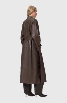 Кожаный плащ AllSaints REED