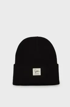 Мужская черная шапка DOUBLE LAYERED BEANIE Черный ONESIZE Gant 9910031