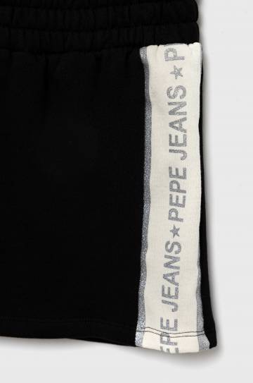 Детская юбка Pepe Jeans цвет чёрный mini расклешённая Детская юбка Pepe Jeans цвет чёрный mini расклешённая
