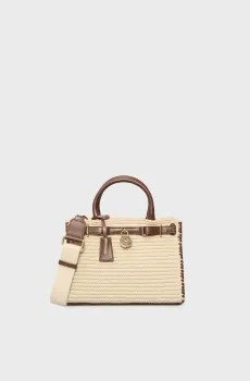 Женская бежевая сумка AMERICAN ICON MINI Бежевый ONESIZE Tommy Hilfiger AW0AW17636