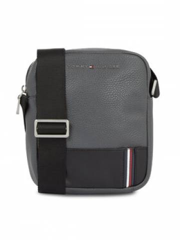 Tommy Hilfiger Плоска сумка Th Central Mini Reporter AM0AM12449 Сірий Tommy Hilfiger Плоска сумка Th Central Mini Reporter AM0AM12449 Сірий