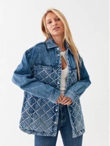 Liu Jo Джинсова куртка UF3087 D4804 Голубий Relaxed Fit Liu Jo Джинсова куртка UF3087 D4804 Голубий Relaxed Fit