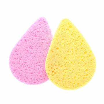 Набор спонжей для умывания Cosmo Shop Капля, 7*10 см, оранжево-розовый, 1 шт (CS092OR)