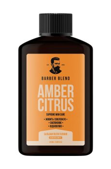 Увлажняющий бальзам после бритья Barber Blend Amber Citrus, 120 мл