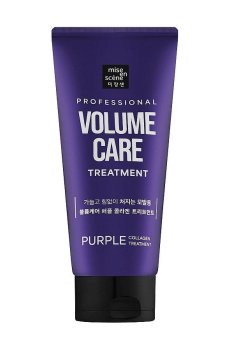Маска Mise en Scene Volume Care Purple Collagen Treatment для объема волос, с коллагеном, 330 мл