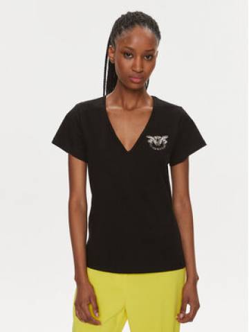 Pinko Футболка Turbato 100372 A1R7 Чорний Regular Fit Pinko Футболка Turbato 100372 A1R7 Чорний Regular Fit