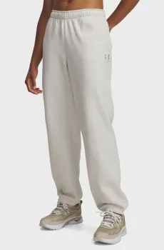 Женские белые спортивные брюки UA Icon Vida Flc Jogger Белый S Under Armour 6003676-110