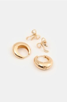 Сережки, 2 пари - золотий