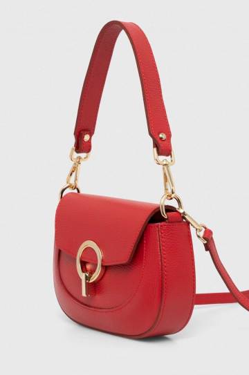 Кожаная сумочка Answear.LAB цвет красный